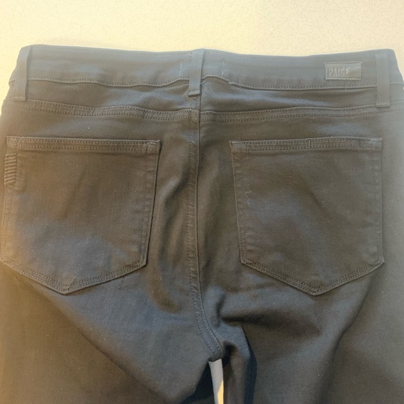 Paige Black Verdugo ultra skinny jeans size 31 - Picture 2 of 5